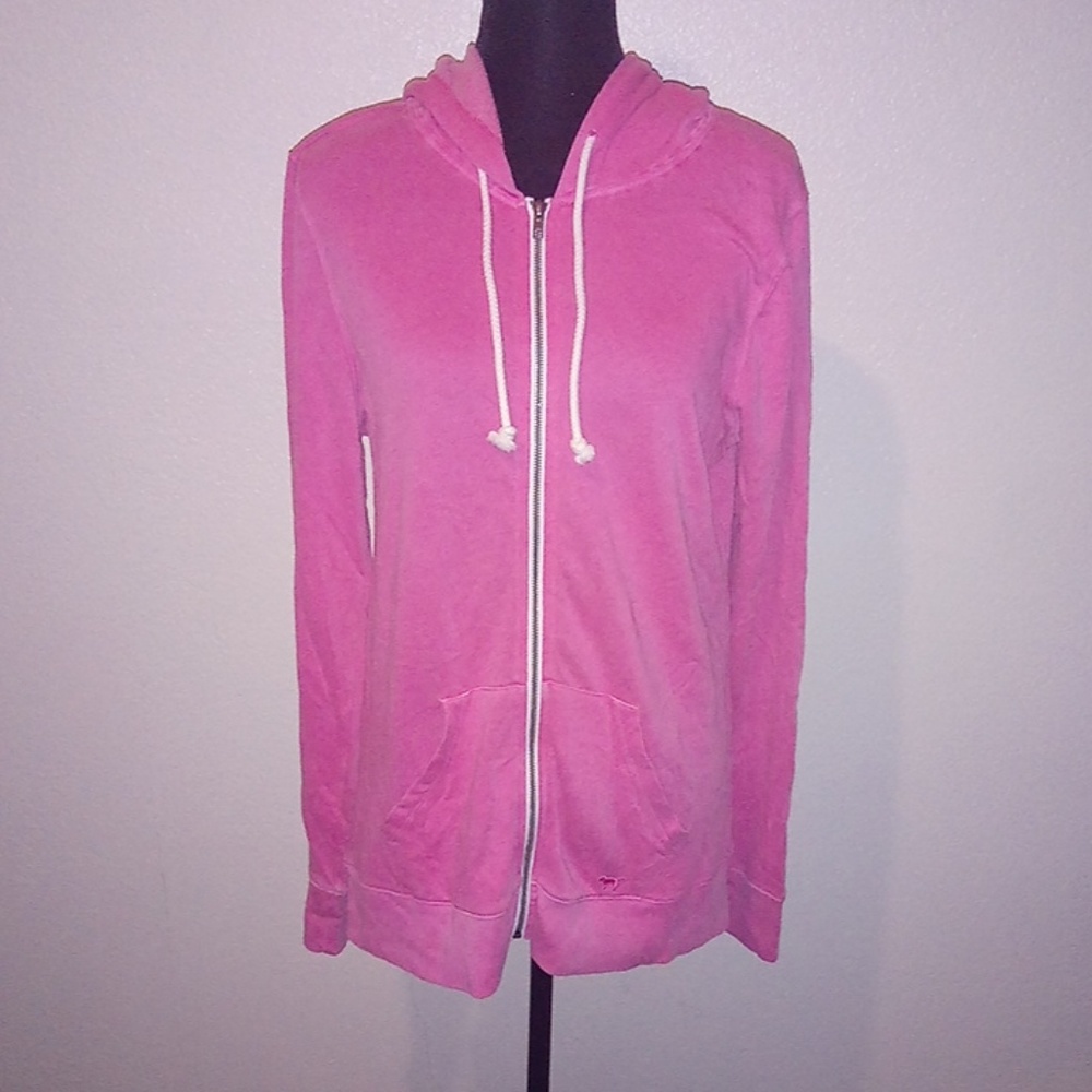 Pink victoria secret hoodie
